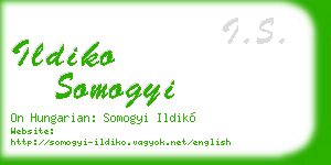 ildiko somogyi business card