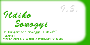 ildiko somogyi business card